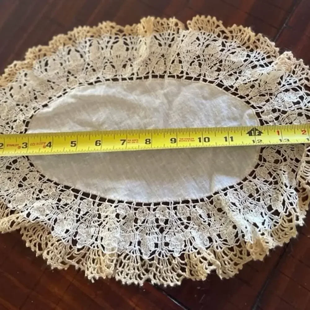 Vintage lace doilies set of 3